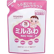 Amazon.co.jp: 【セット品】ミルふわ ベビーシャンプー髪用 泡タイプ